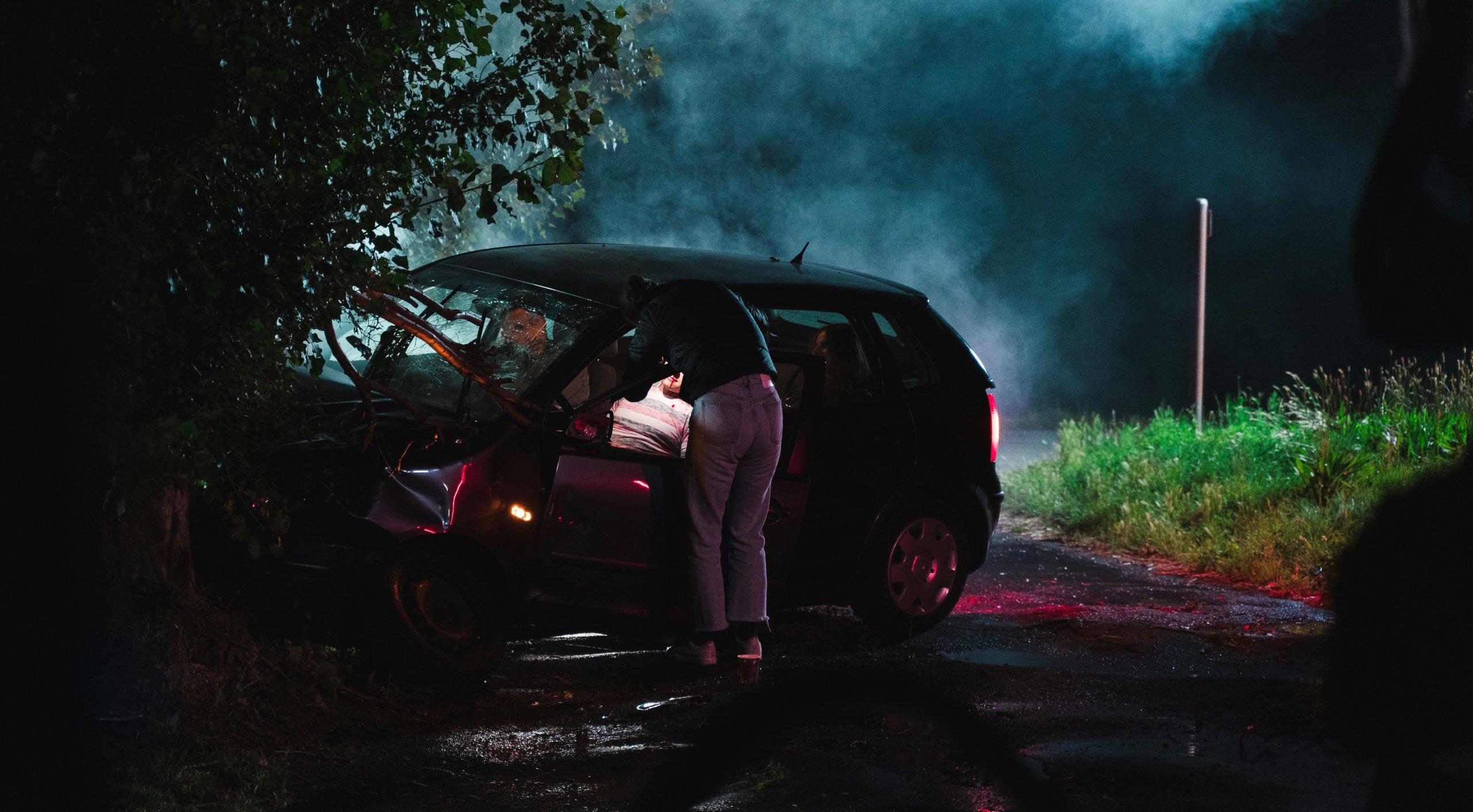 driver filing a car insurance claim after an accident