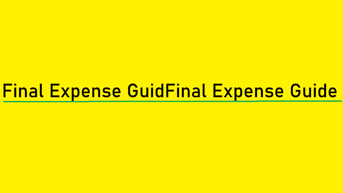 Gold shield with a checkmark over an insurance document on a navy background, titled Final Expense Guide